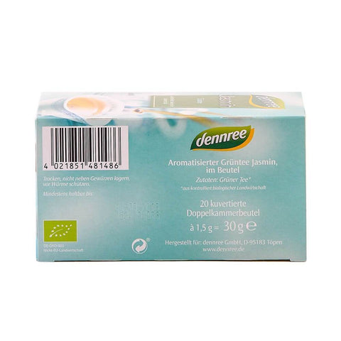 Ceai verde cu iasomie, bio, 1,5g x 20 plicuri - Republica BIO