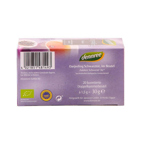 Ceai negru Darjeeling, bio, 1,5g x 20 plicuri - Republica BIO