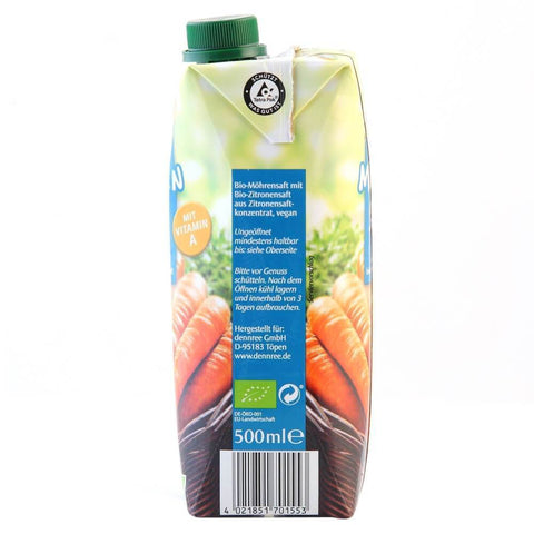 Suc de morcovi, vegan, bio, 500ml