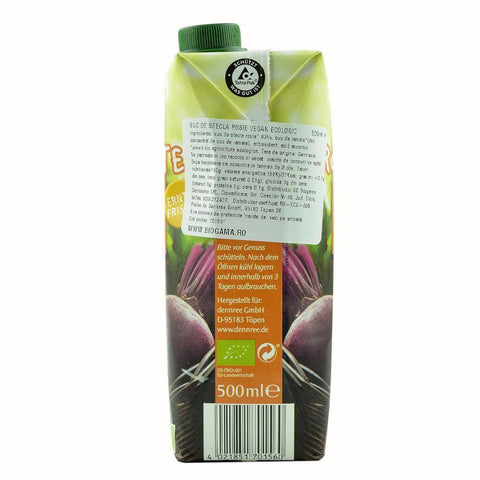 Suc de sfecla rosie VEGAN, bio, 500ml