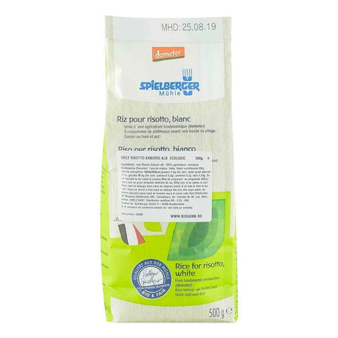 Orez Arborio pentru Risotto Spielberger, Demeter, bio, 500 g