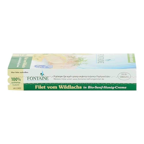 File de somon salbatic in sos de mustar si miere Fontaine, 200 g, conserva de peste