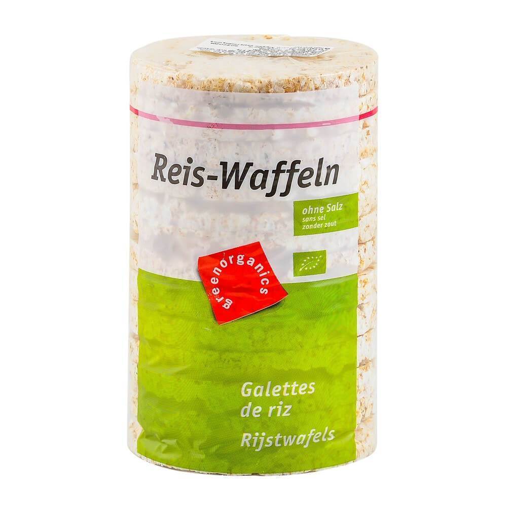 Rondele de Orez Integral Expandat fara Sare Bio 100g