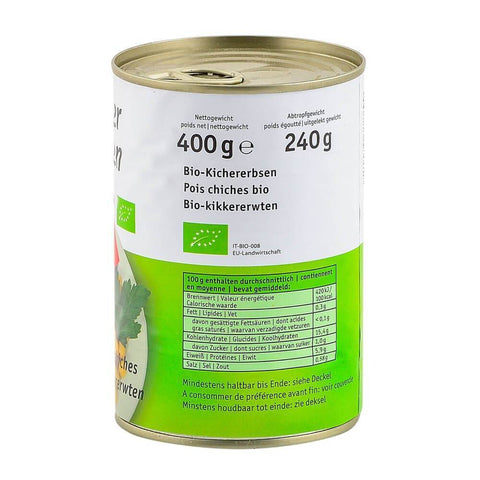 Naut Bio la Conserva cu Sare de Mare 400g
