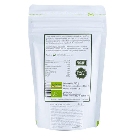 Pudra din urzica, Lebepur, bio, 125 g