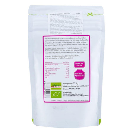 Pudra Antioxidanta, Lebepur, bio, 125 g