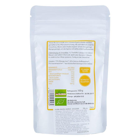 Pudra pentru energie, Lebepur, bio, 100 g