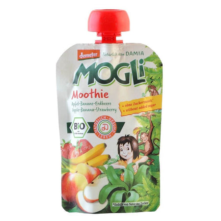 Piure din Fructe de Mere, Banane, Capsuni 100g