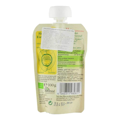 Piureu de Fructe cu Cocos Mogli, bio, 100 g