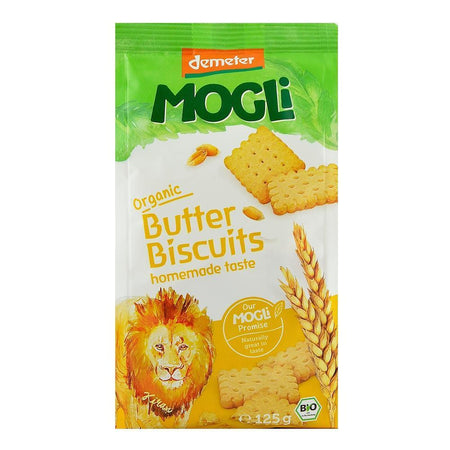 Biscuiti cu Unt pentru copii Mogli, demeter, bio, 125 g