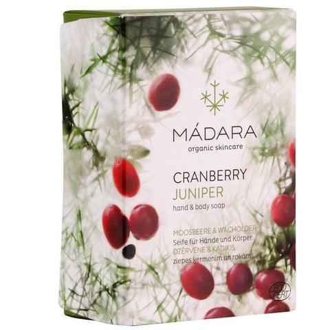 Sapun  de coacaze rosii si ienupar Madara, bio, 150 g