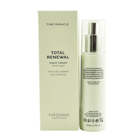 Crema de noapte Time Miracle Total Renewal Madara, bio, 50 ml - Republica BIO