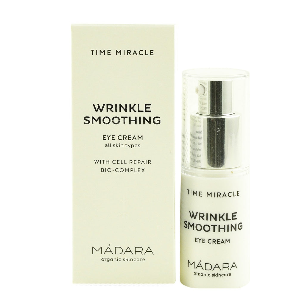 Crema de ochi antirid, Time Miracle Wrinkle Smoothing Madara, bio, 15 ml - Republica BIO