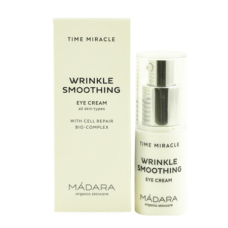 Crema de ochi antirid, Time Miracle Wrinkle Smoothing Madara, bio, 15 ml - Republica BIO
