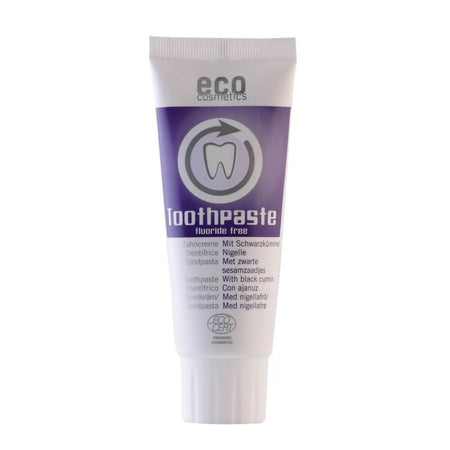 Pasta de dinti homeopata cu chimen negru, fara fluor, Ecocosmetics, bio, 75 ml