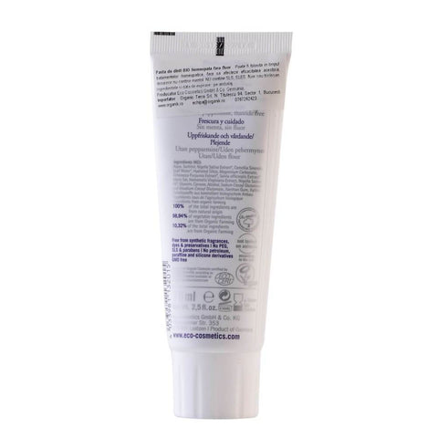 Pasta de dinti homeopata cu chimen negru, fara fluor, Ecocosmetics, bio, 75 ml