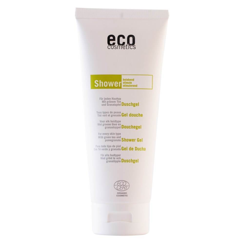 Gel de dus cu rodie si ceai verde Ecocosmetics, bio, 200 ml