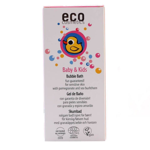 Spumant cu rodie si catina alba pentru baita bebelusului Ecocosmetics, bio, 200 ml