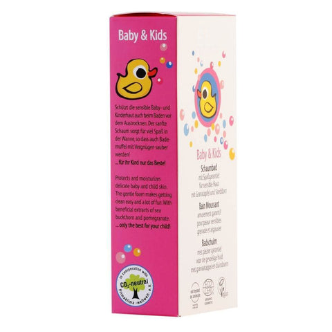 Spumant cu rodie si catina alba pentru baita bebelusului Ecocosmetics, bio, 200 ml