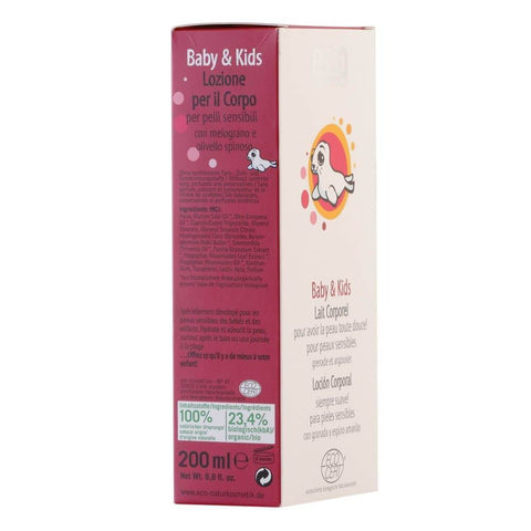 Lotiune de corp pentru bebelusi cu rodie si catina alba Ecocosmetics, bio, 200 ml