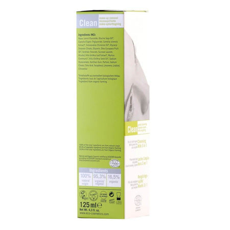 Demachiant 3 in 1 pentru toate tipurile de ten cu ceai verde Ecocosmetics, bio, 125 ml