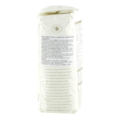 Faina alba de grau cu agenti de crestere Dove's Farm, bio, 1 kg