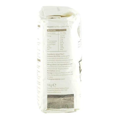 Faina alba de grau cu agenti de crestere Dove's Farm, bio, 1 kg