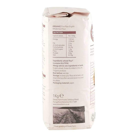 Faina integrala de grau Dove's Farm, bio, 1 kg