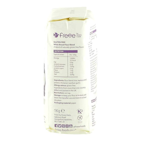 Faina alba pentru paine fara gluten Dove's Farm, 1kg