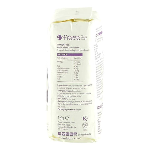 Faina alba pentru paine fara gluten Dove's Farm, 1kg