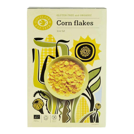 Fulgi de porumb fara gluten Dove's Farm, bio, 375 g