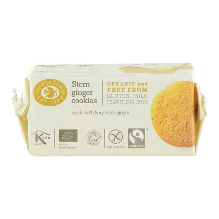 Biscuiti cu ghimbir fara gluten Dove's Farm, bio, 150 g