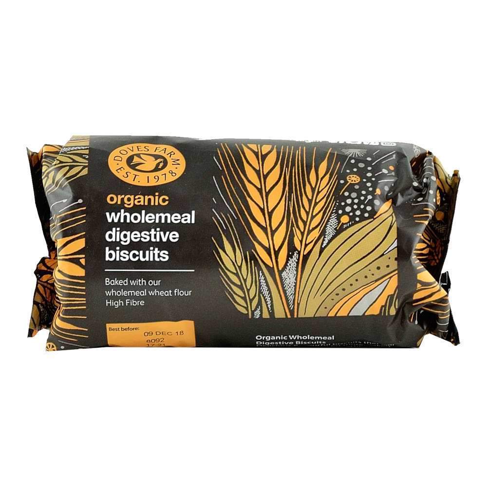 Biscuiti digestivi din grau integral Dove's Farm, bio, 200 g