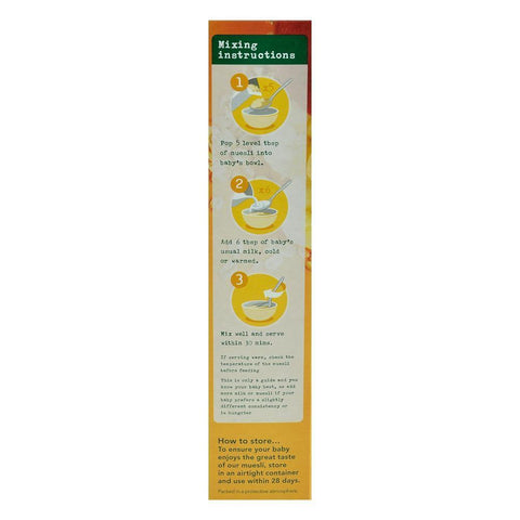 Cereale Organix Muesli cu Banane, Piersici si Mere, de la 10 luni, bio, 200 g