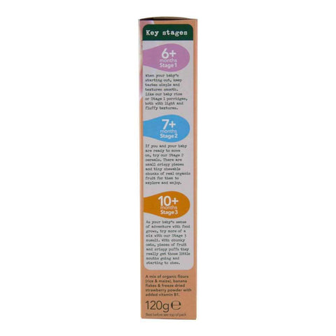 Cereale Organix din Orez cu adaos de Vitamina B1, de la 6 luni, bio, 100 g