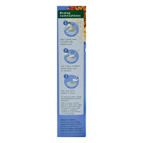 Cereale Organix Multicereale Mini Pufs, de la 7 luni, bio, 90 g