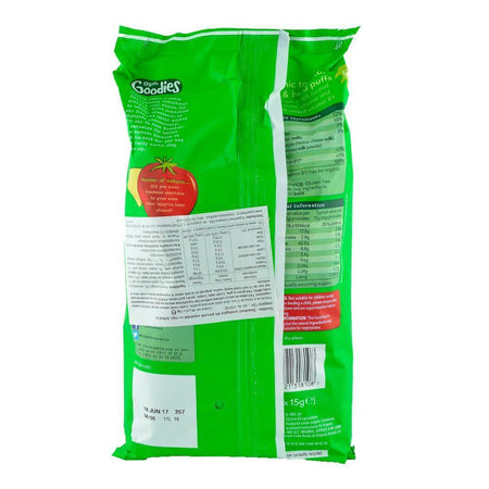 Snack Organix Goodies cu Rosii, Branza si Ierburi, de la 12 luni, bio, 4x15 g