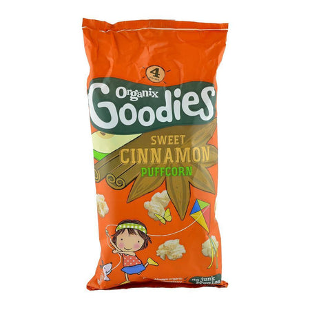 Snack Organix Goodies Puff Corn Scortisoara Dulce, de la 12 luni, bio, 4x10 g