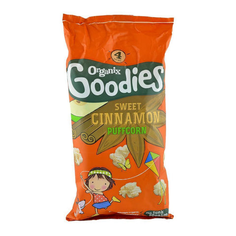 Snack Organix Goodies Puff Corn Scortisoara Dulce, de la 12 luni, bio, 4x10 g