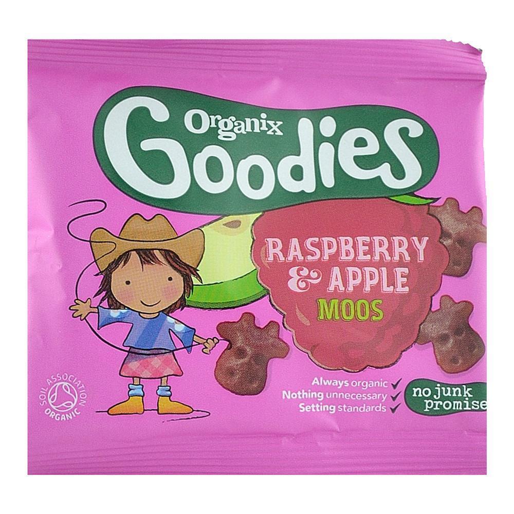 Jeleuri Organix Goodies Vacute din Mere si Zmeura, de la 12 luni, bio, 12 g