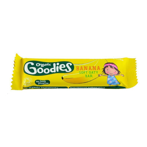 Baton Organix Goodies din Cereale cu Mere si Banane, de la 12 luni, bio, 30 g