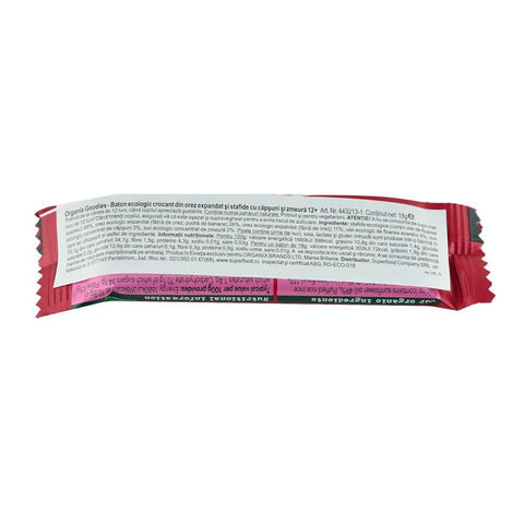 Baton Crocant Organix Goodies cu Fructe de Padure, de la 12 luni, bio, 18 g