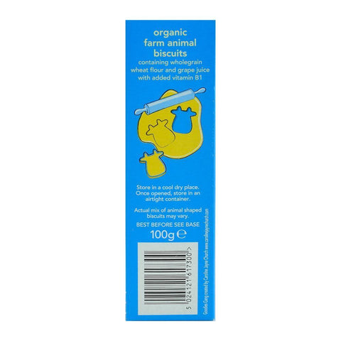 Biscuiti Organix Goodies Animale, de la 12 luni, bio, 100 g