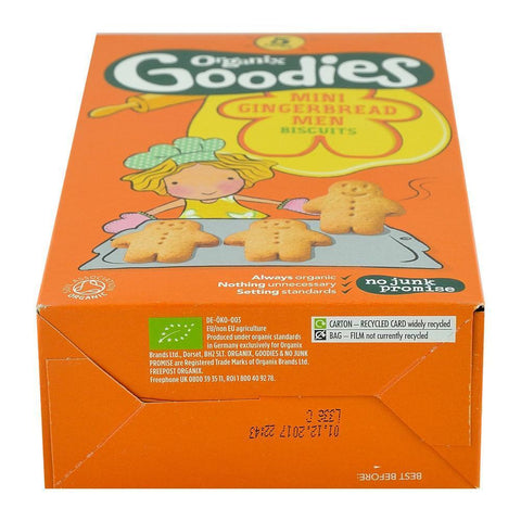Mini Biscuiti Organix Goodies cu Ghimbir, de la 12 luni, bio, 5x25 g