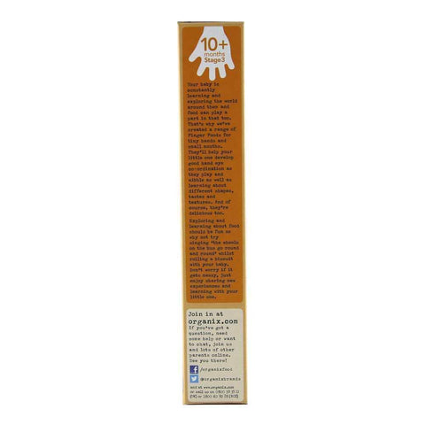 Biscuiti Organix Finger cu Lapte si Vanilie pentru Bebelusi, de la 10 luni, bio, 54 g