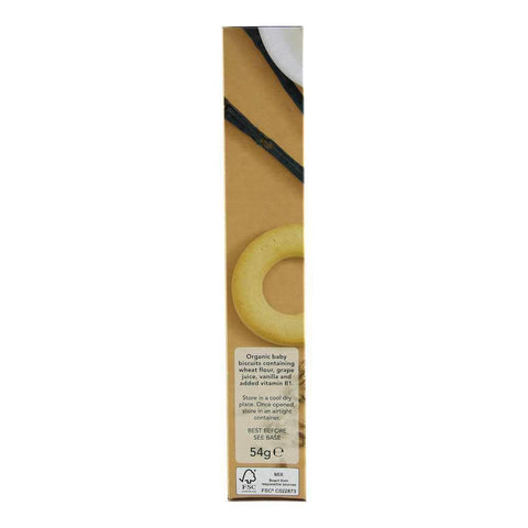 Biscuiti Organix Finger cu Lapte si Vanilie pentru Bebelusi, de la 10 luni, bio, 54 g