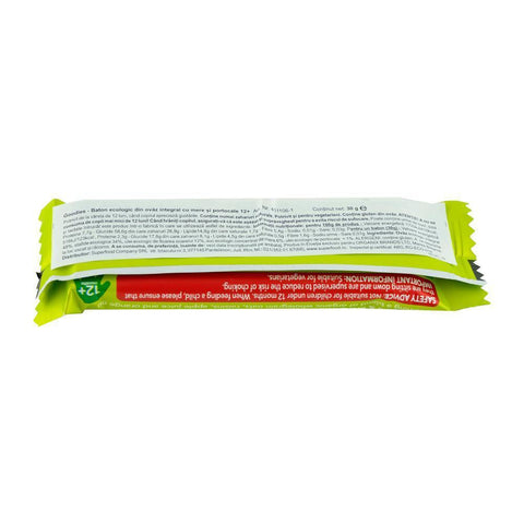Baton Organix Goodies din Cereale cu Mere si Portocale, de la 12 luni, bio, 30 g