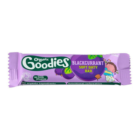 Baton Organix Goodies din Cereale cu Mere si Coacaze, de la 12 luni, bio, 30 g