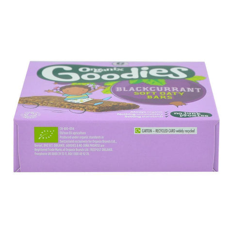 Batoane Organix Goodies din cereale cu Mere si Coacaze, de la 12 luni, bio, 6x30 g