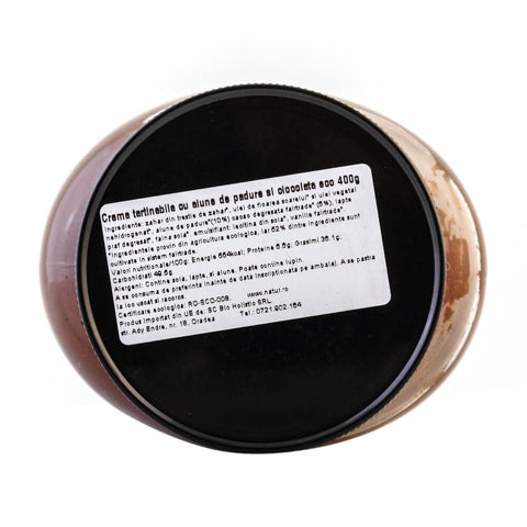 Crema Tartinabila cu Alune de Padure, Ciocolata Bio Fairtrade 400g - Republica BIO